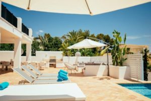 Buiten terras masterclass ibiza